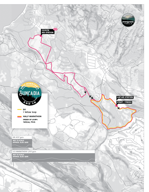 Suncadia 2023 race map Suncadia