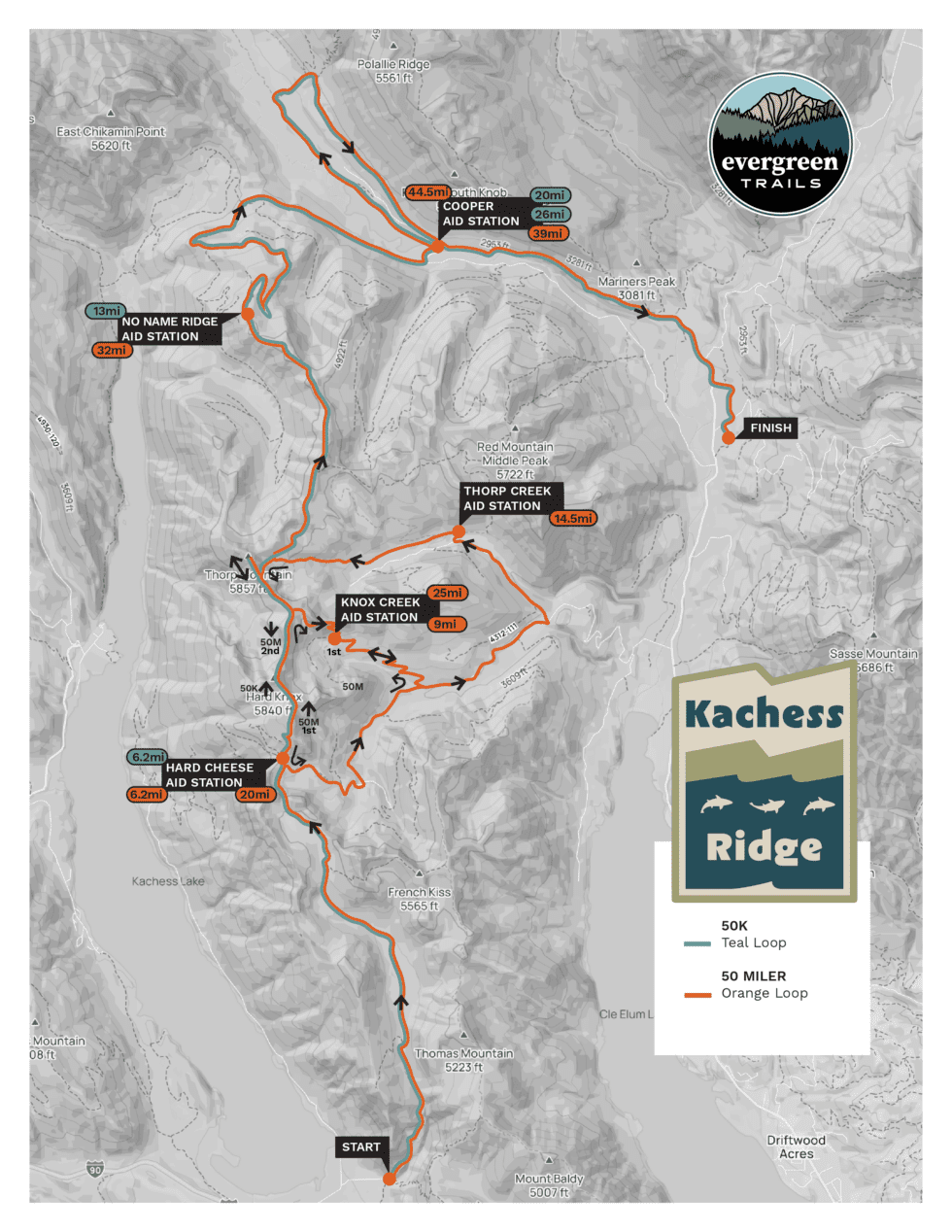Kachess Ridge 50 - Evergreen Trail Runs